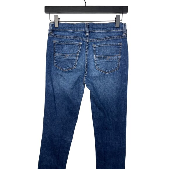 NY&Co Soho Jeans Size 0 Tall Skinny Stretch Dark Wash High Rise Denim Pants - Picture 8 of 11